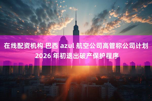 在线配资机构 巴西 azul 航空公司高管称公司计划 2026 年初退出破产保护程序